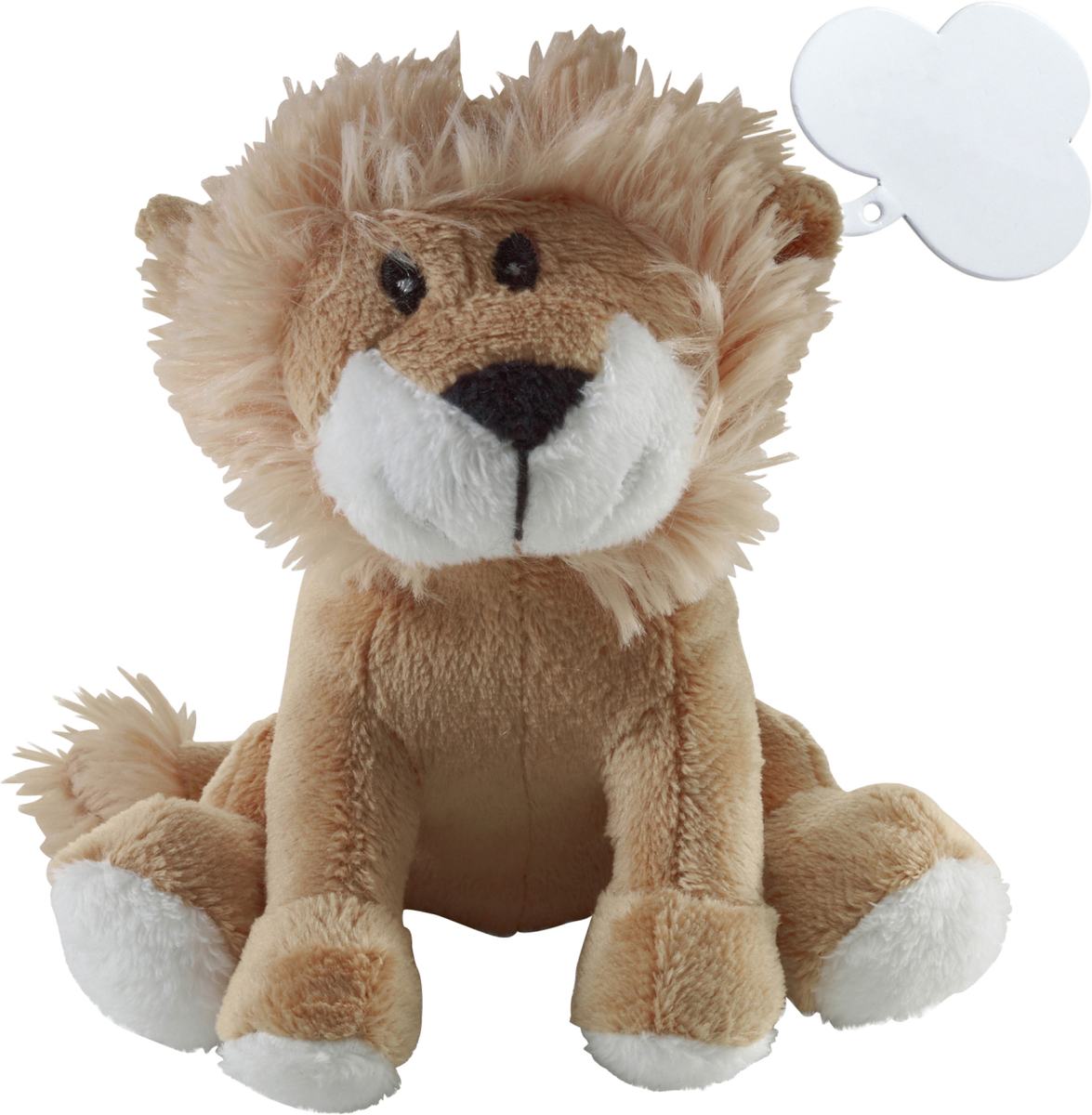 Pluchen knuffel 'leeuw'.-Bruin
