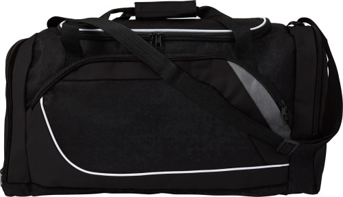 Polyester (600D) sporttas-Zwart
