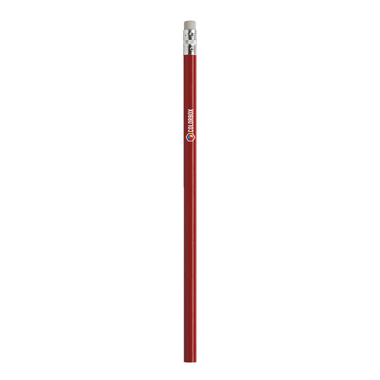 Potlood met gum-Rood