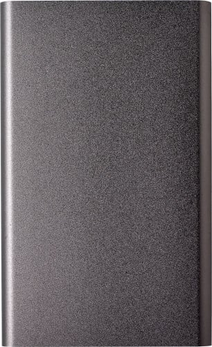 Powerbank met een capaciteit van 4000mAh-Gun metal