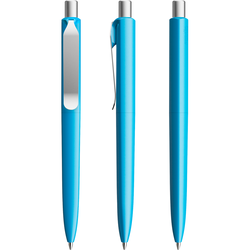 Prodir DS8 Metal Clip Matt-Cyan blue