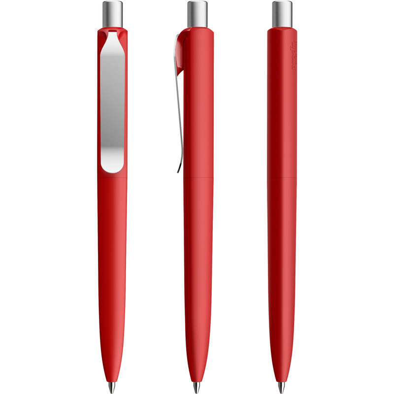 Prodir DS8 Metal Clip Soft Touch-Dark red