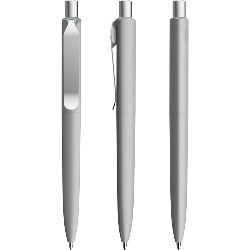 Prodir DS8 Metal Clip Soft Touch-Dolphin grey