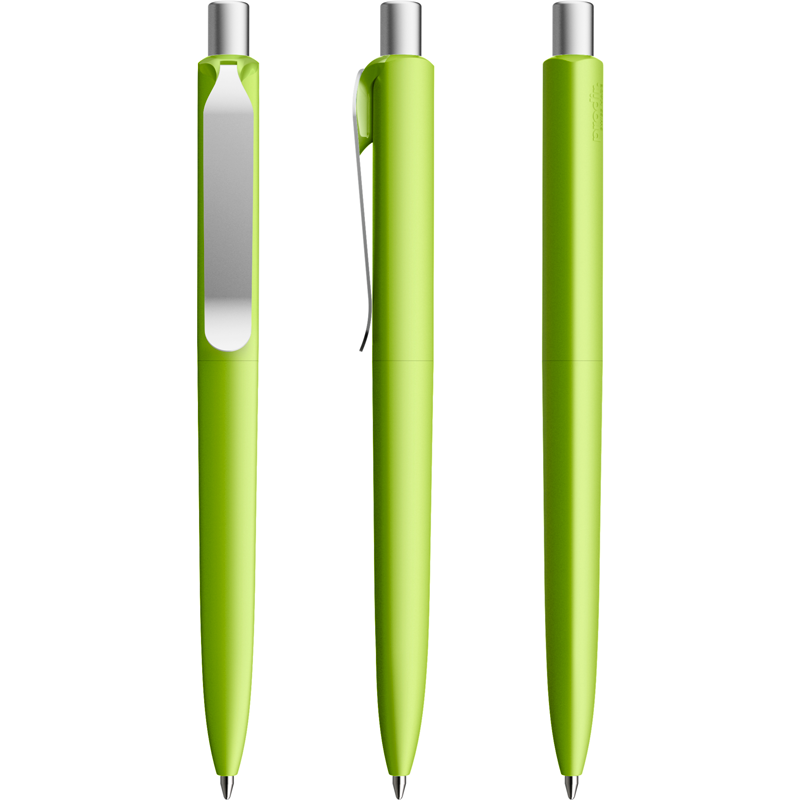 Prodir DS8 Metal Clip Soft Touch-Lime green