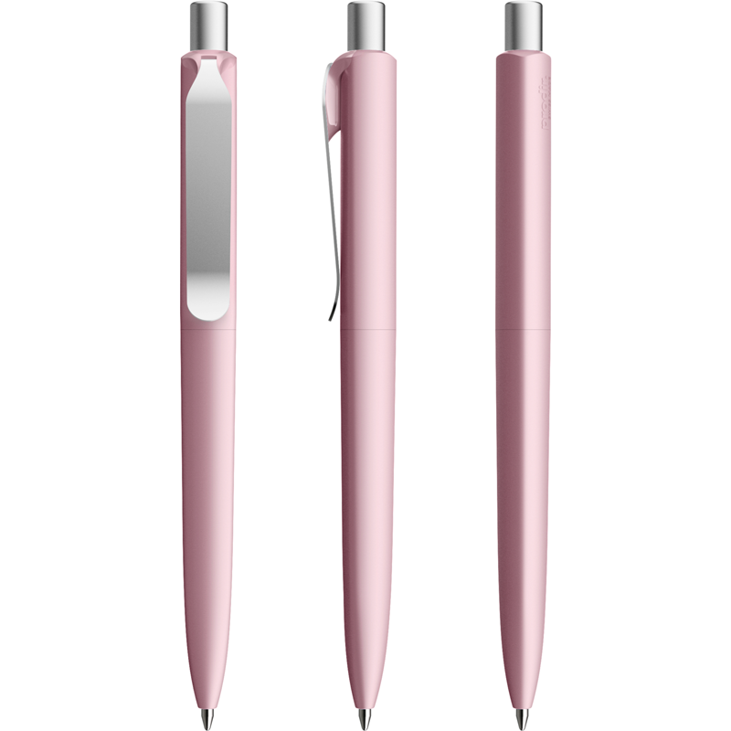 Prodir DS8 Metal Clip Soft Touch-Rosé