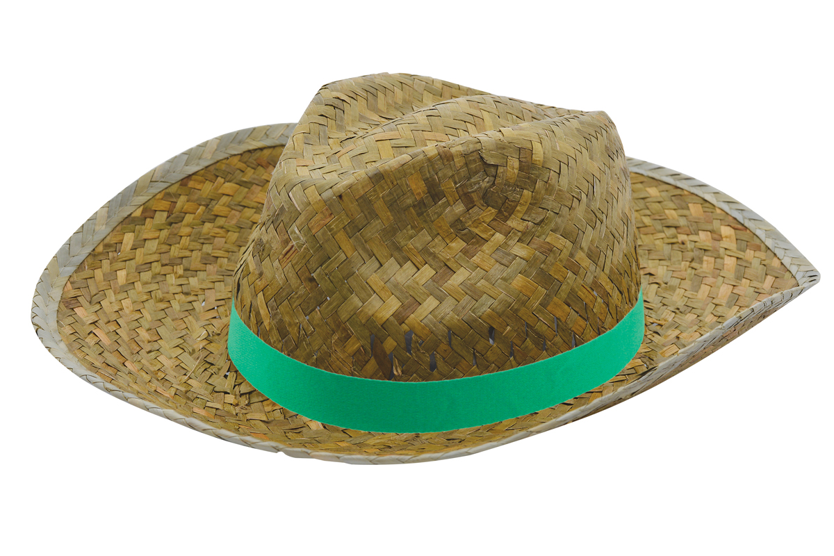 Promo Strohoed Paglietta-Flesgroen, #0d5f27-1 kleur
