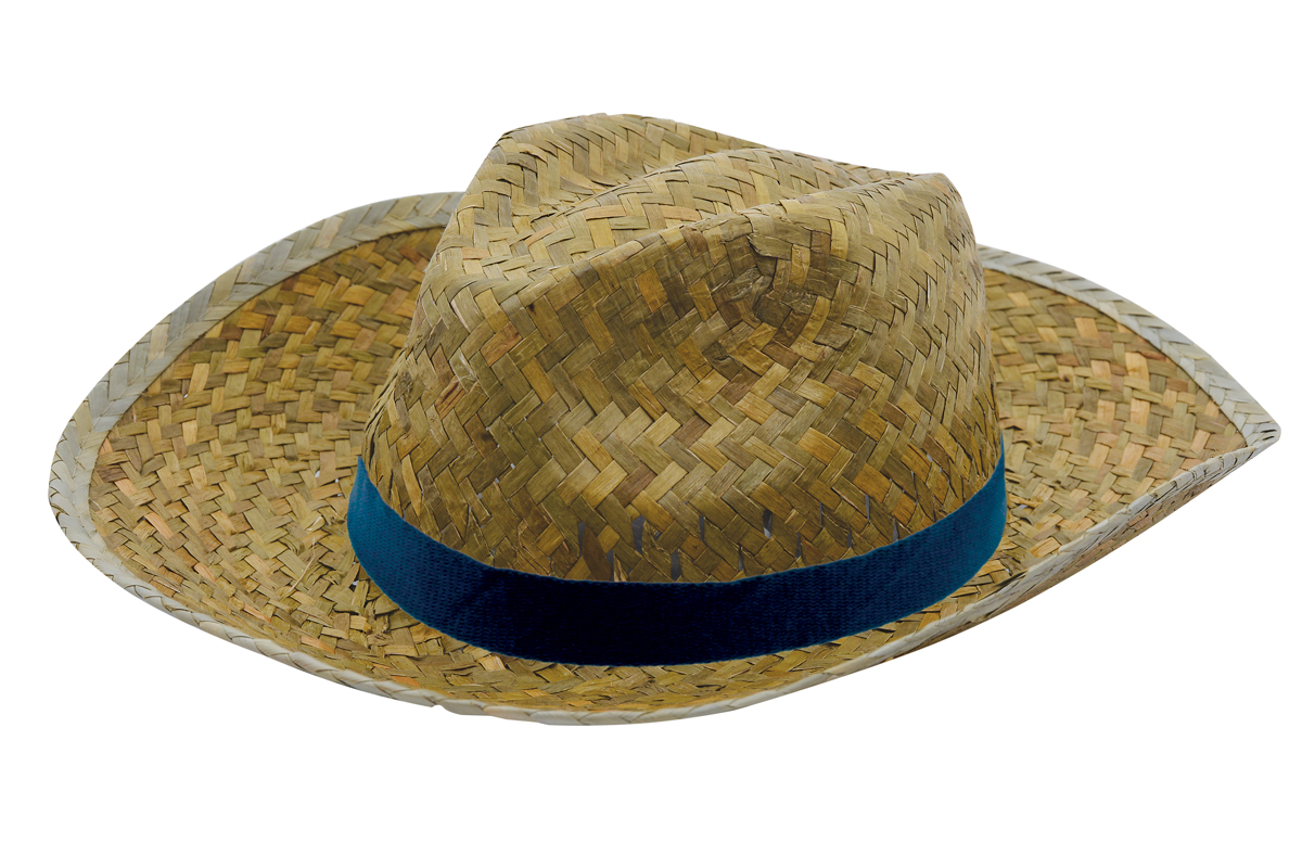 Promo Strohoed Paglietta-Koningsblauw, #4169E1-1 kleur