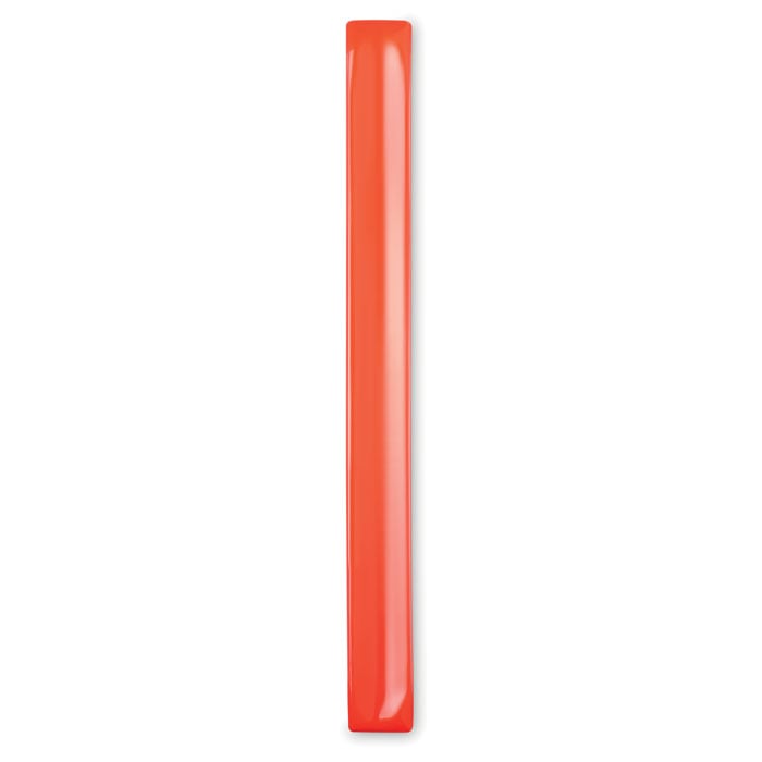 Reflecterende armband inklapbaar om arm-Oranje-Zonder opdruk