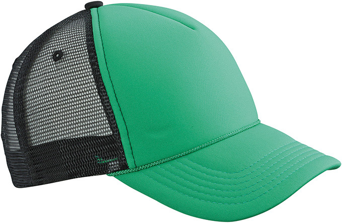 Retro Mesh Cap-Groen/zwart