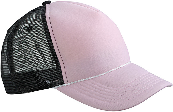 Retro Mesh Cap-Roze/zwart