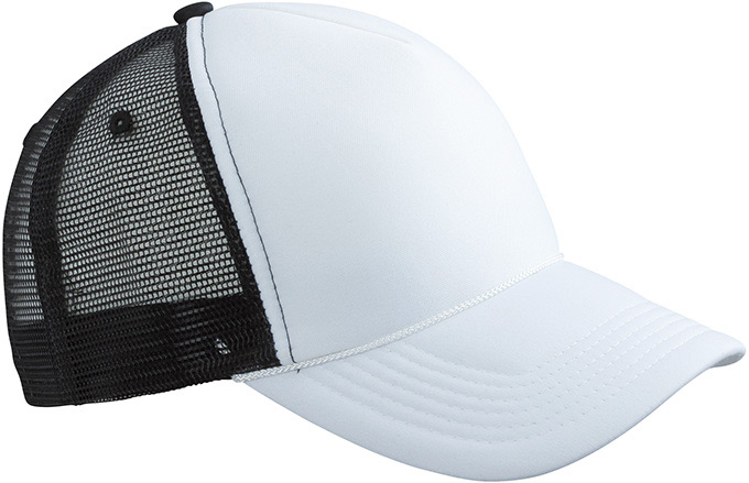 Retro Mesh Cap-Wit/zwart