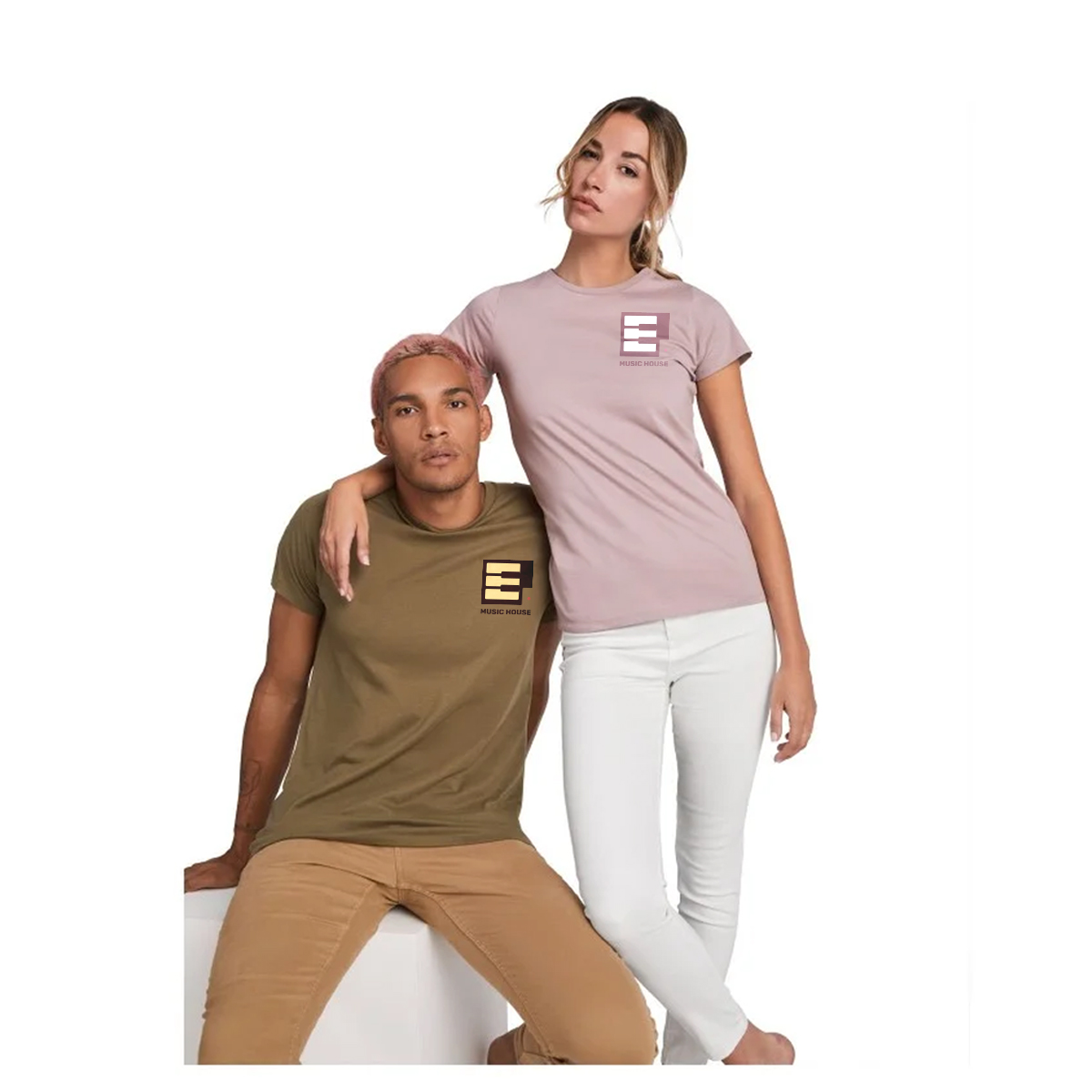 Roly Breda t-shirt dames organisch katoen 175 g/m2 bedrukken