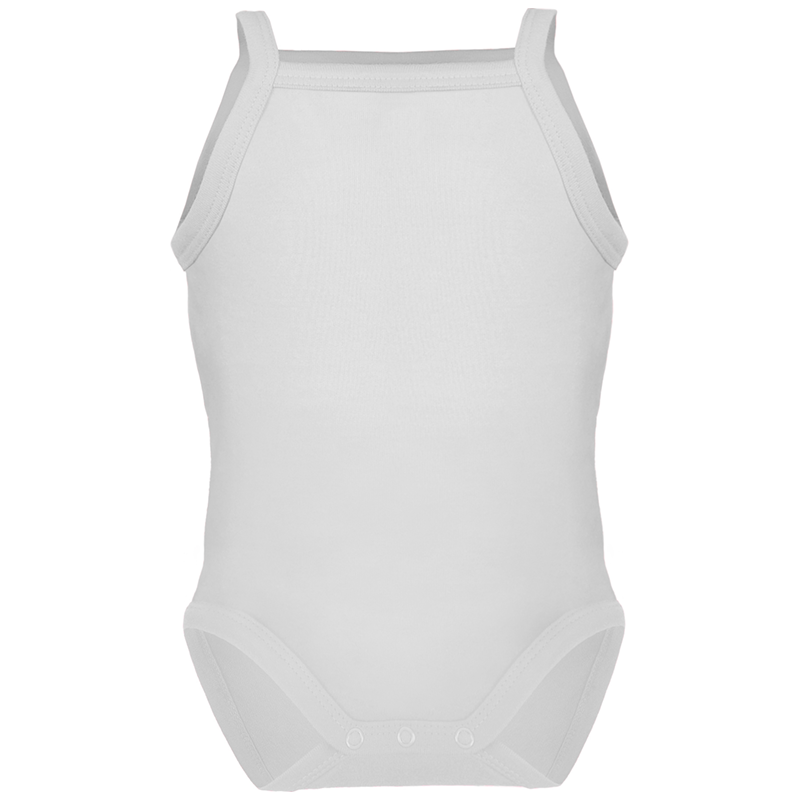 Romper met spaghettibandjes-Wit
