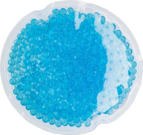 Ronde PVC hot/cold pack-Lichtblauw
