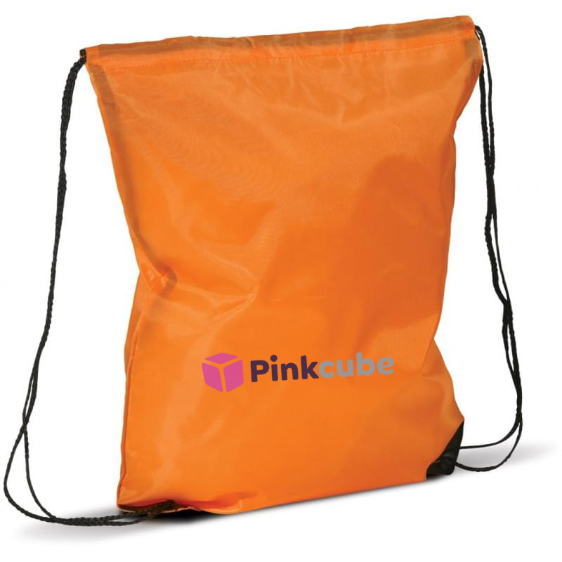 Rugzak - polyester - 210D - met trekkoord-Oranje