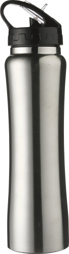 RVS drinkfles 500 ml-Zilver-Zonder opdruk