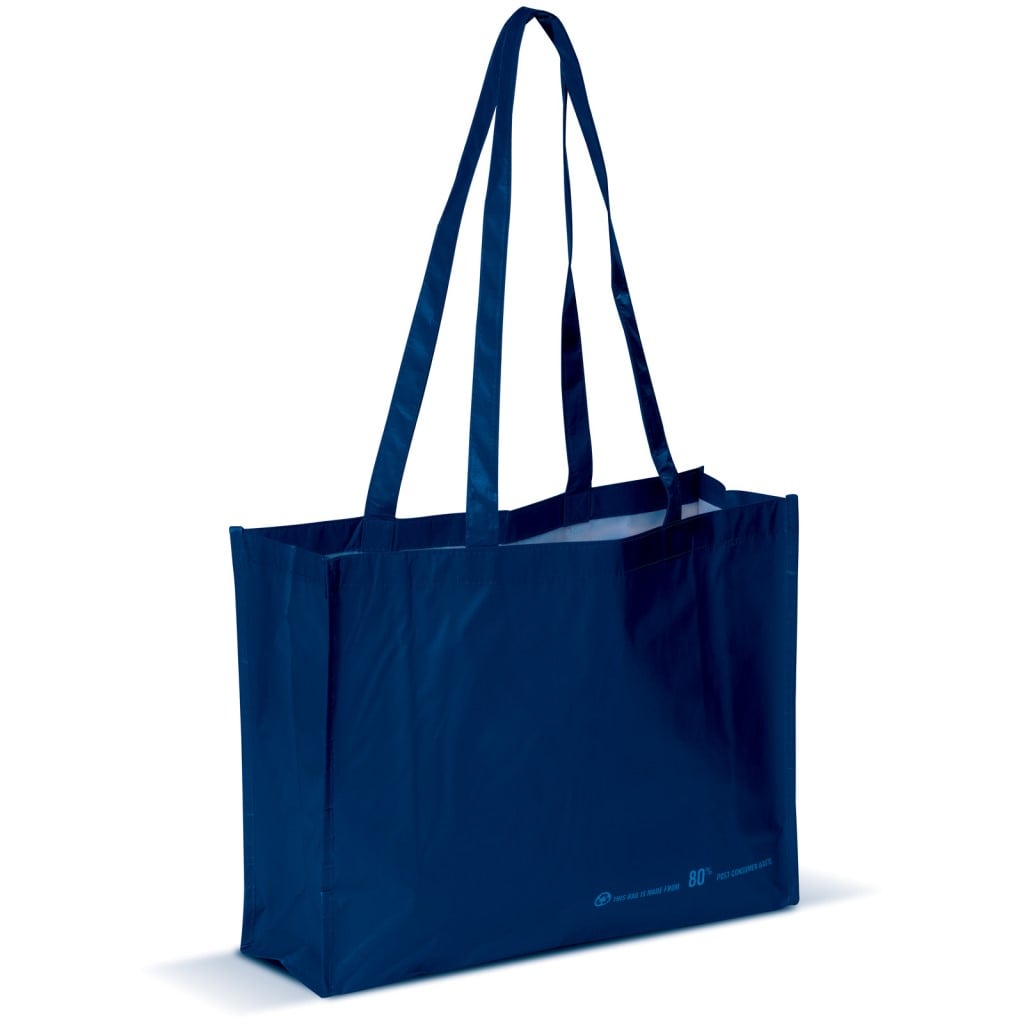 Schoudertas PET 110 g/m²-Donker blauw