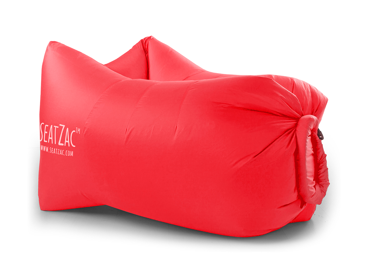 SeatZac - Opblaasbare zitzak-Rood