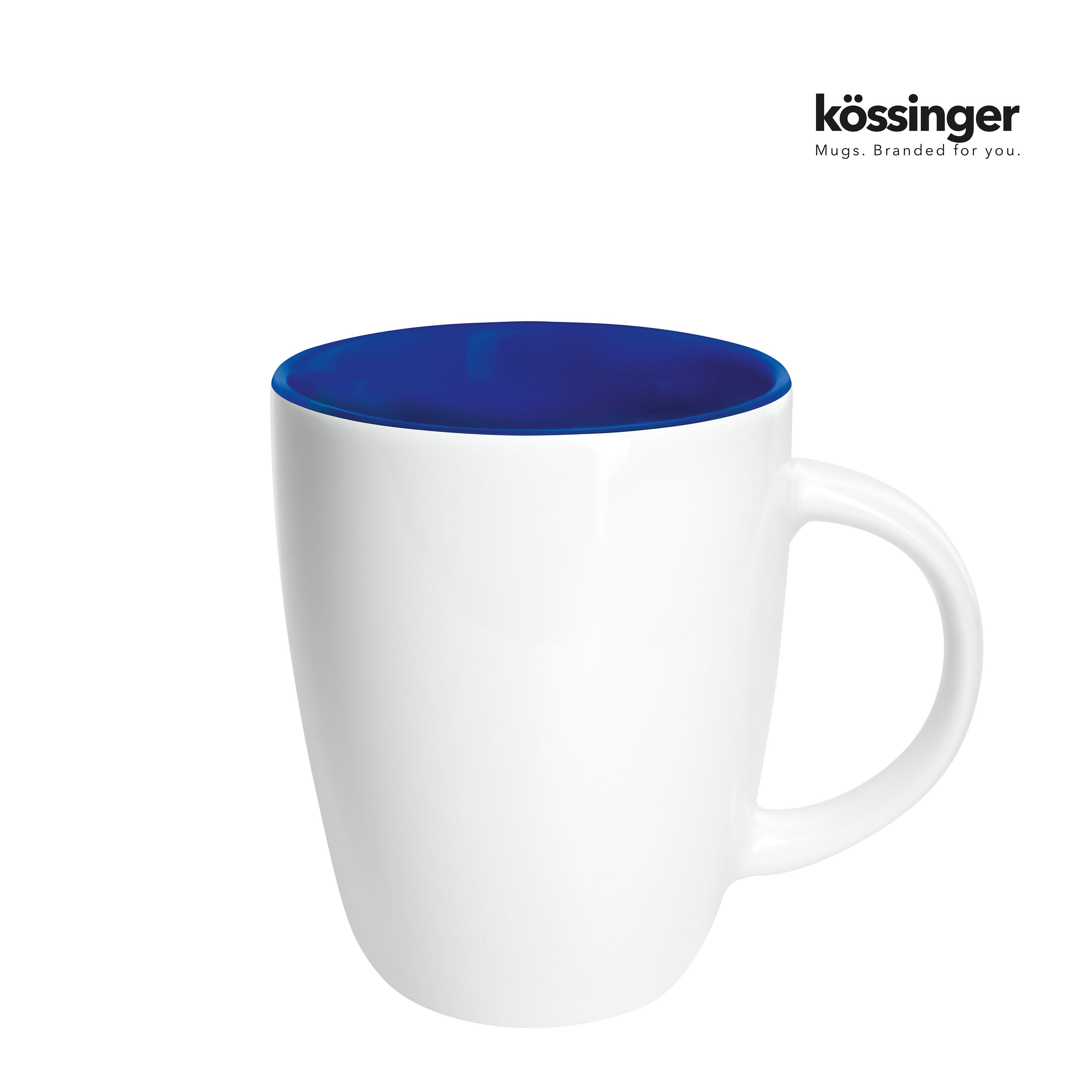 Senator Elektra Inside mok 250ml - keramiek - gekleurde binnenkant-Donkerblauw