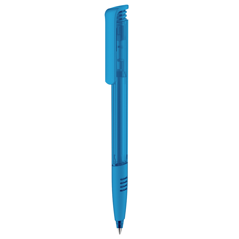Senator Super Hit Clear + softgrip-Hex cyaan