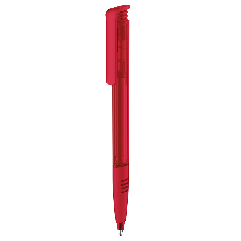 Senator Super Hit Clear + softgrip-Rood
