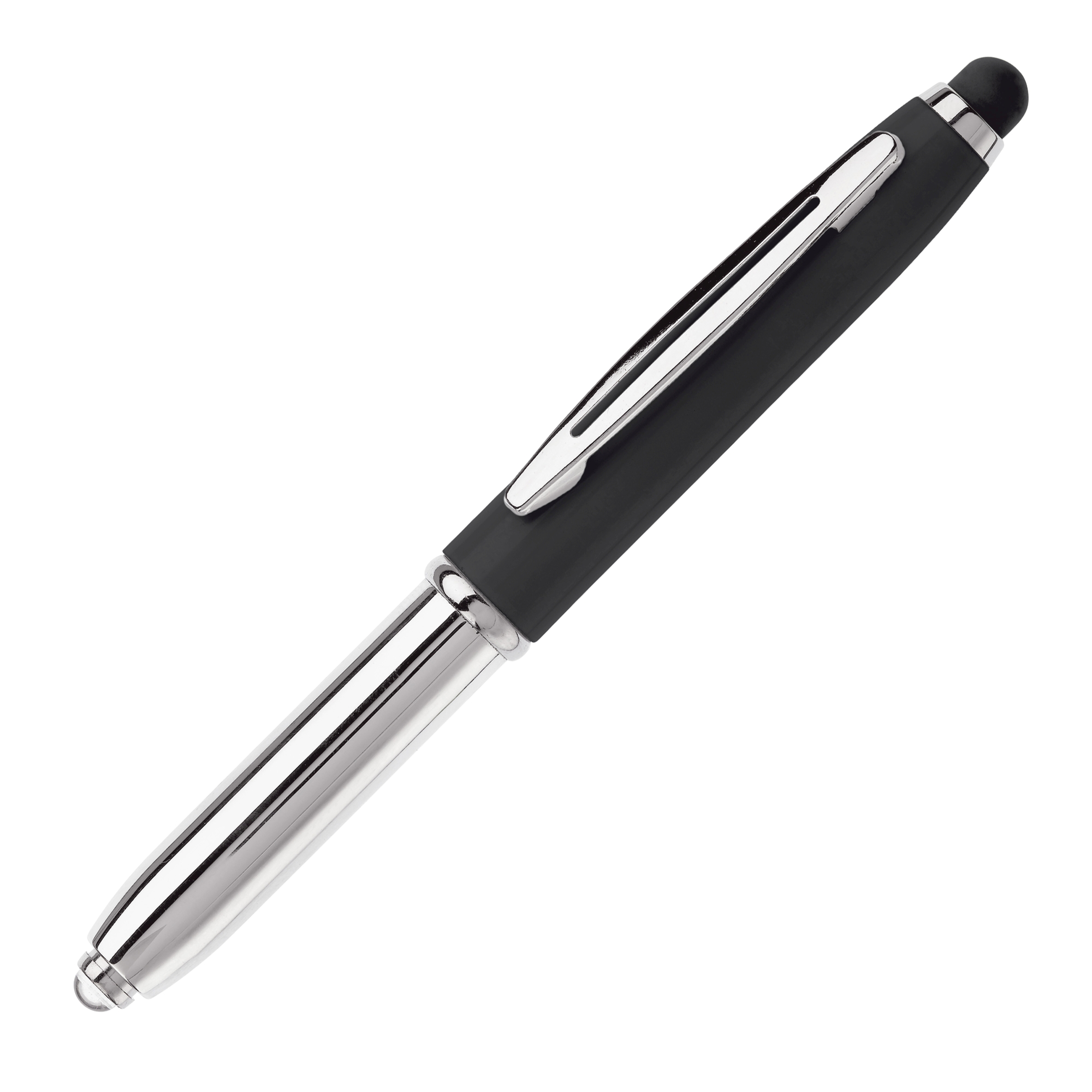 Balpen Stylus Shine Metaal-Zwart