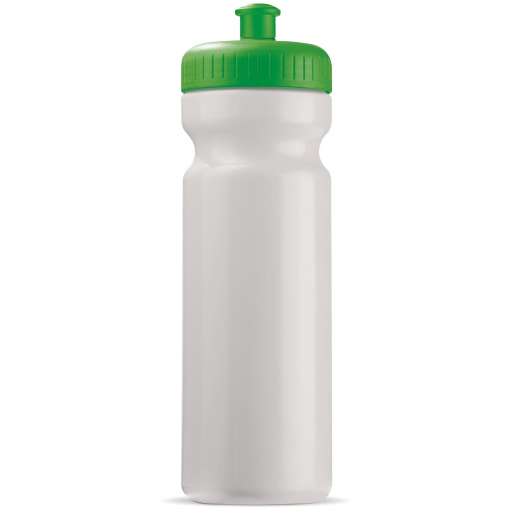 Sportbidon Basic 750ml-Wit / groen