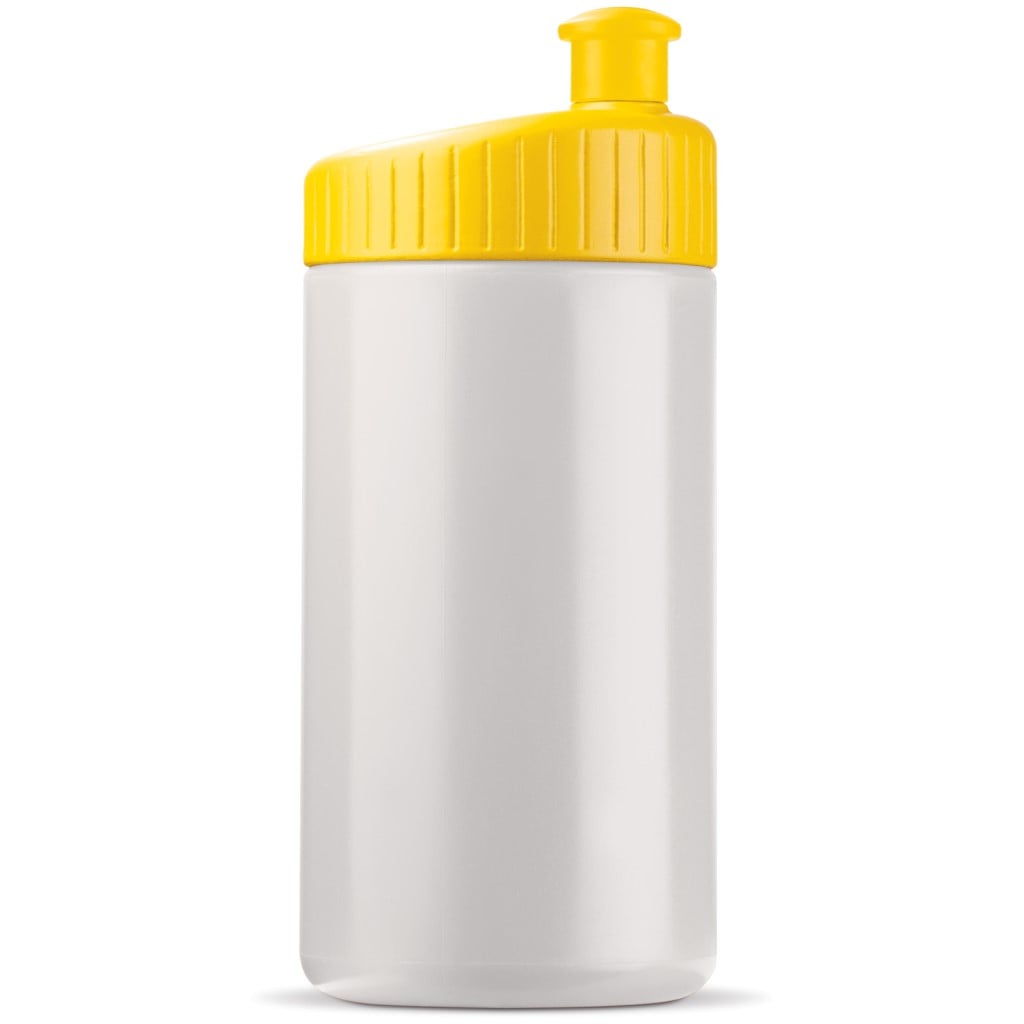 Sportbidon Design 500ml-Wit / geel