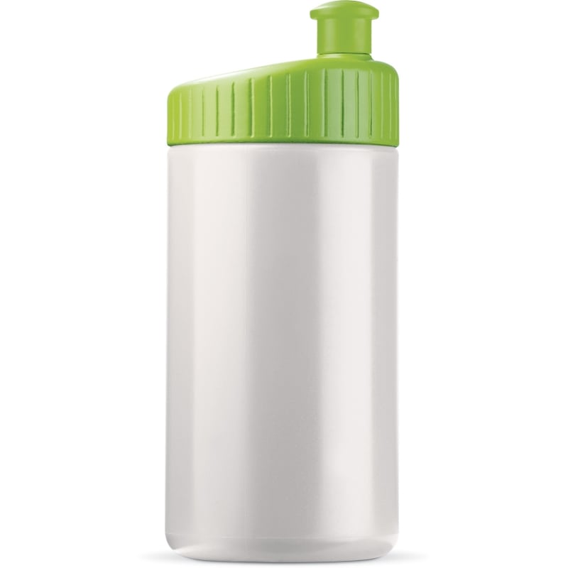 Sportbidon Design 500ml-Wit / licht groen
