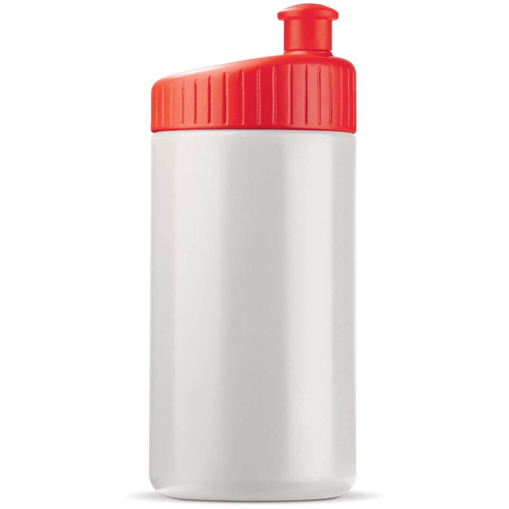 Sportbidon Design 500ml-Wit / rood