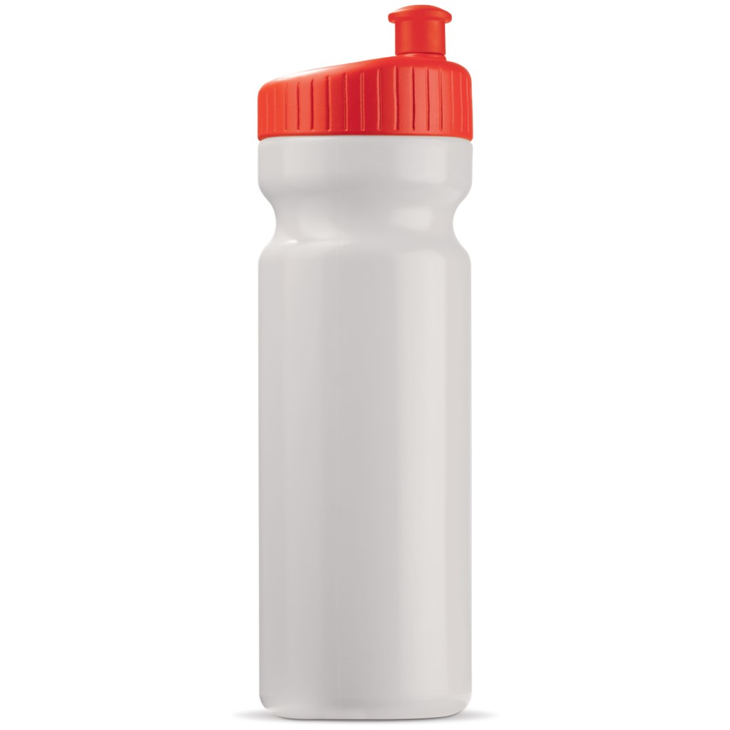 Sportbidon Design 750ml-Wit / rood