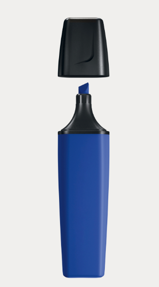 Stabilo boss original - markeerstift - kunststof - diverse kleuren-Ultramarine blauw