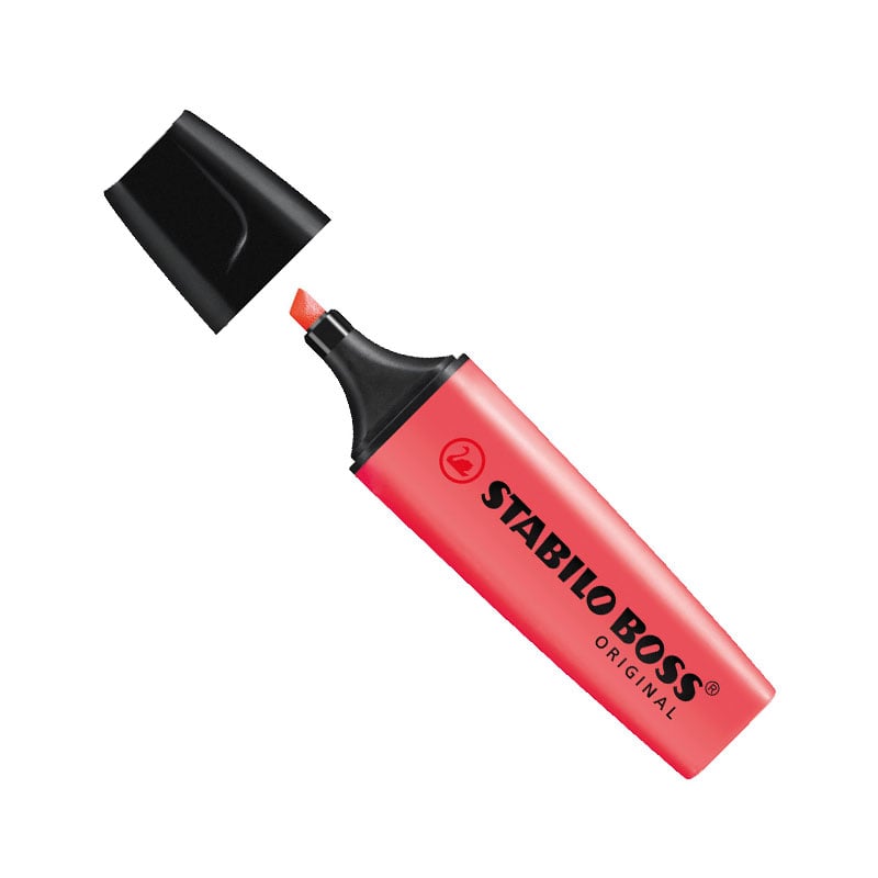 Stabilo Boss Original-Neon rood