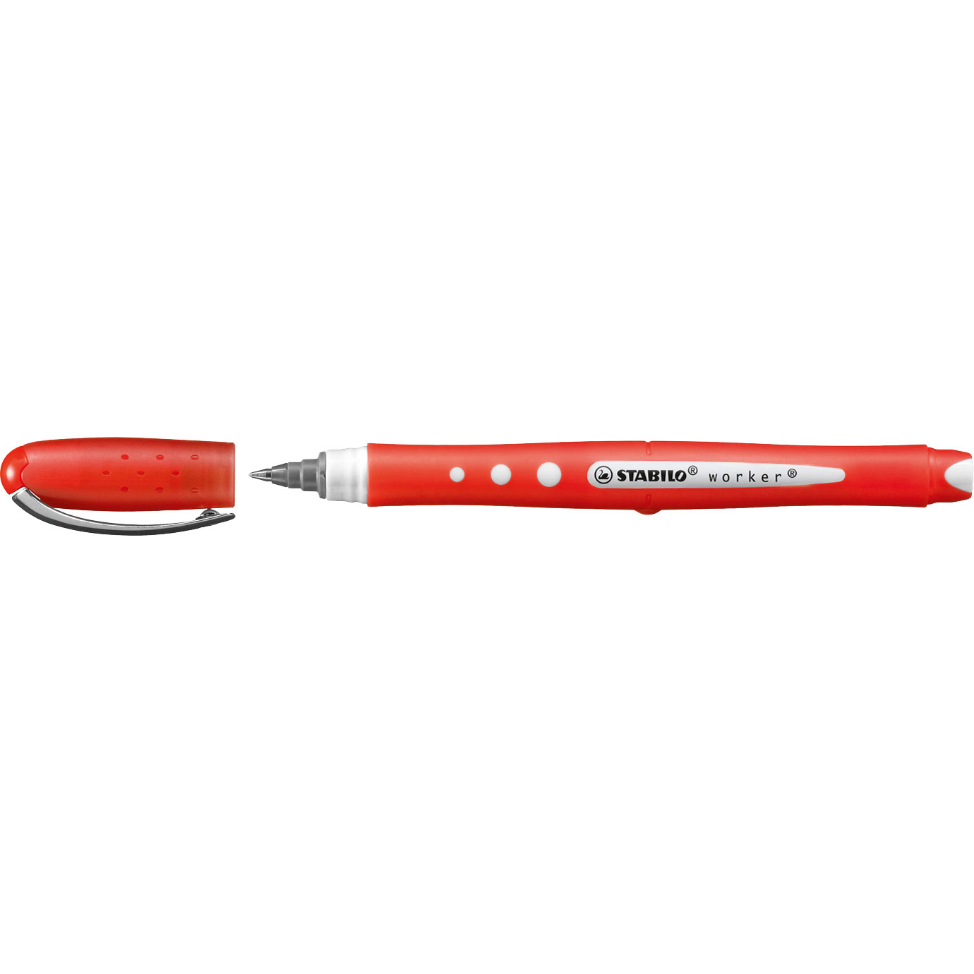 Stabilo Worker Colorful-Rood, #e62e47-Zonder opdruk