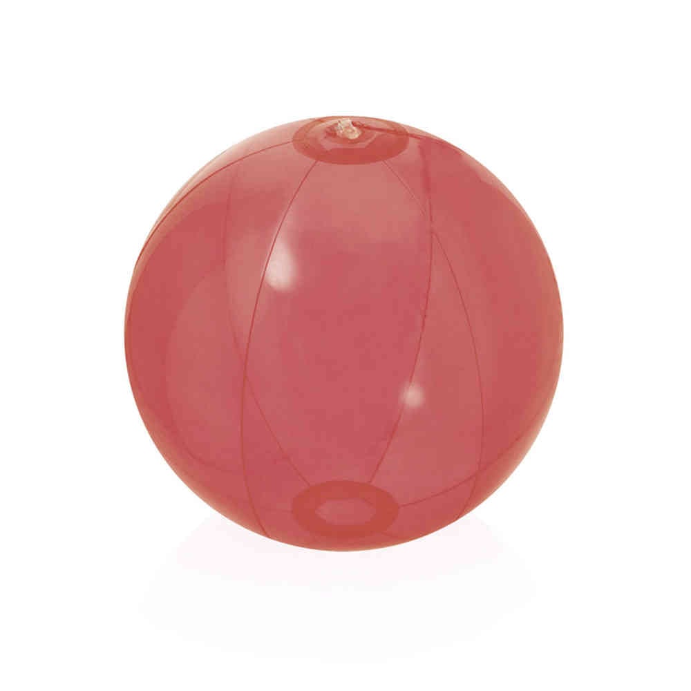 Strandbal nemon-Rood transp.