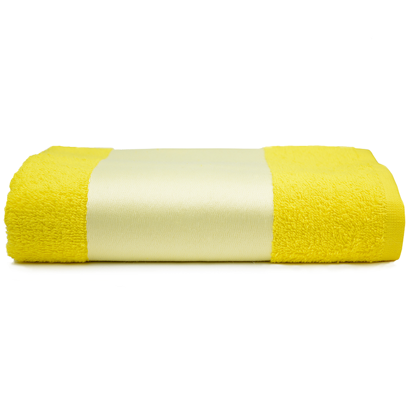 Sublimatie handdoek 50 x 100 cm-Geel
