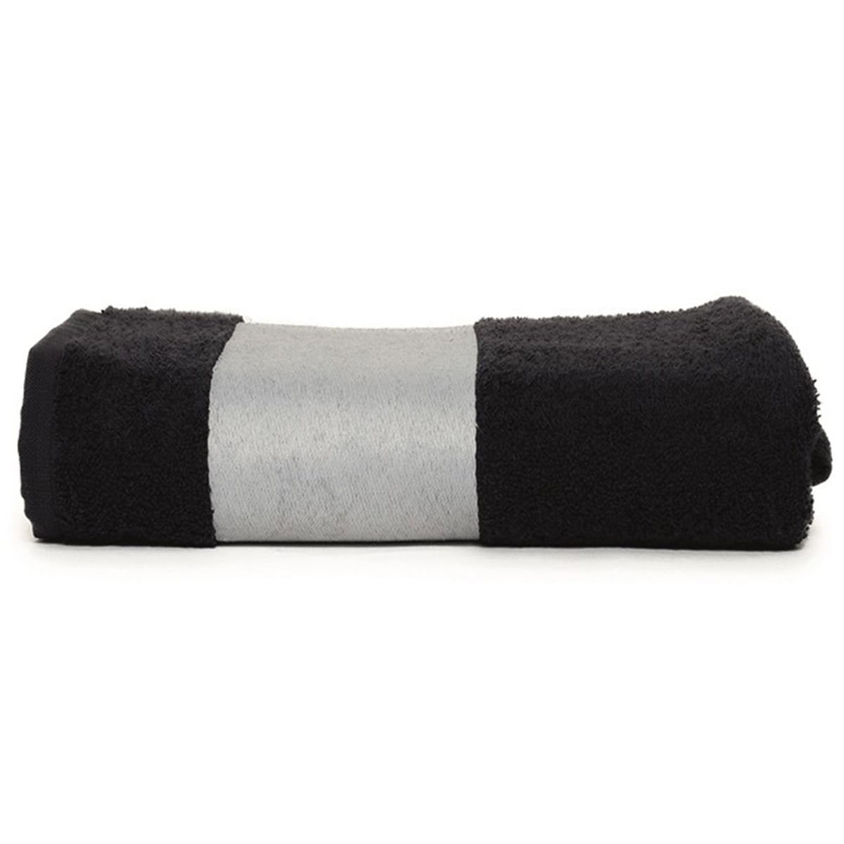 Sublimatie sporthanddoek 30 x 130 cm-Zwart