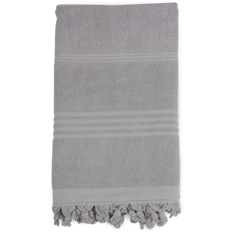Terry hamam handdoek-Donkergrijs