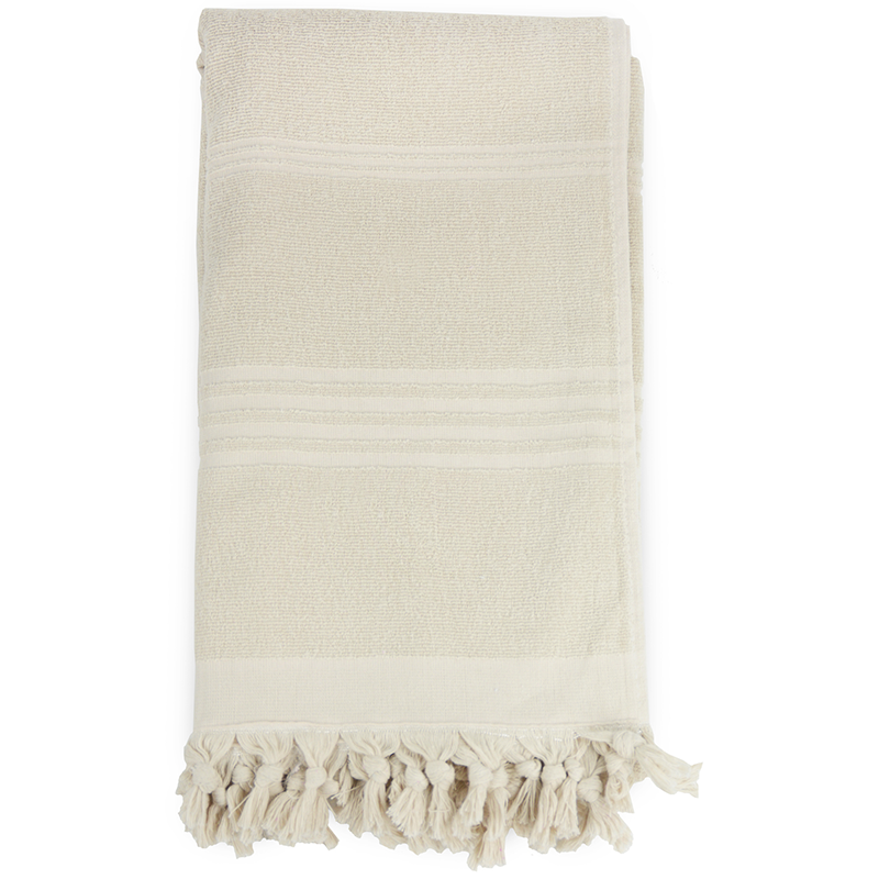 Terry hamam handdoek-Zand