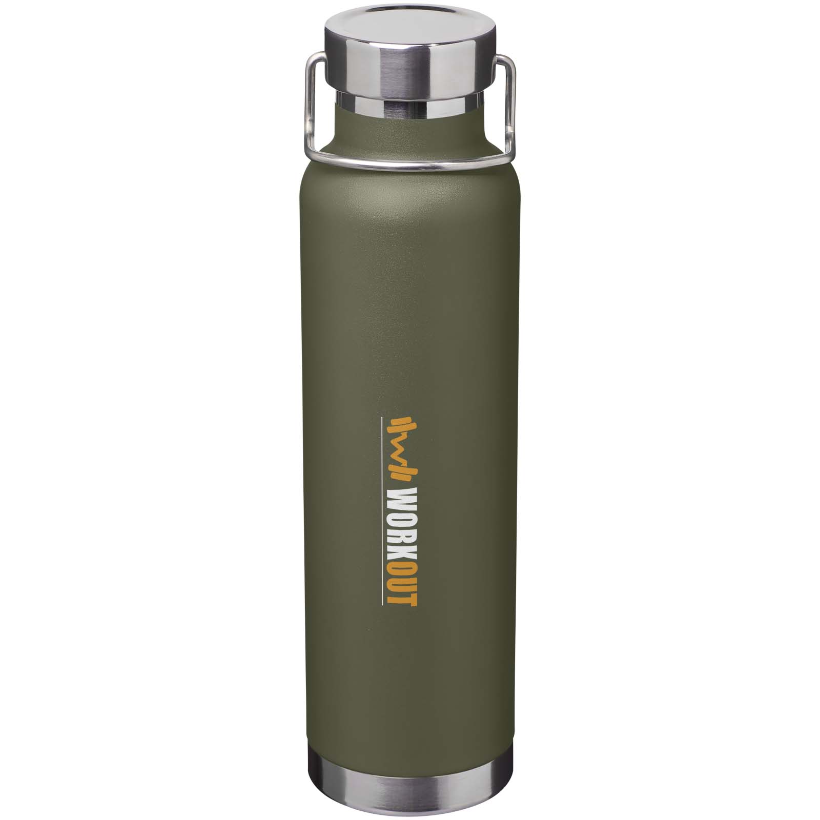 Puur koperen waterfles glad wave ± 950 ml/315 gr. (zware uitvoering) - Koper Specialist