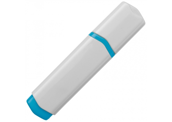 Toppoint tekstmarker basic-Wit / blauw