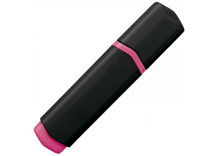 Toppoint tekstmarker basic-Zwart / roze