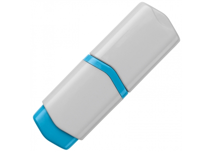Toppoint tekstmarker mini-Wit / blauw