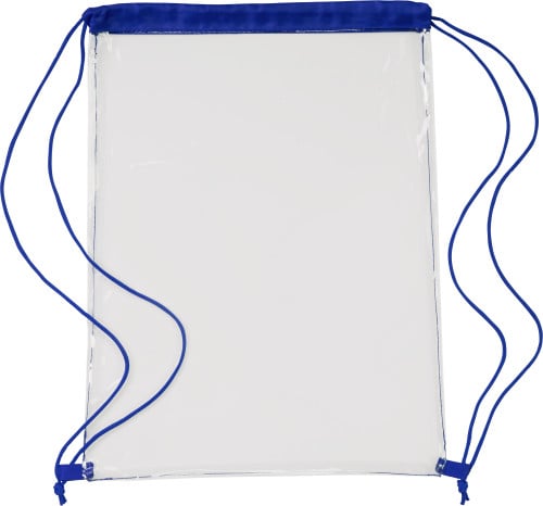 Transparante rugzak (PVC)-Kobaltblauw