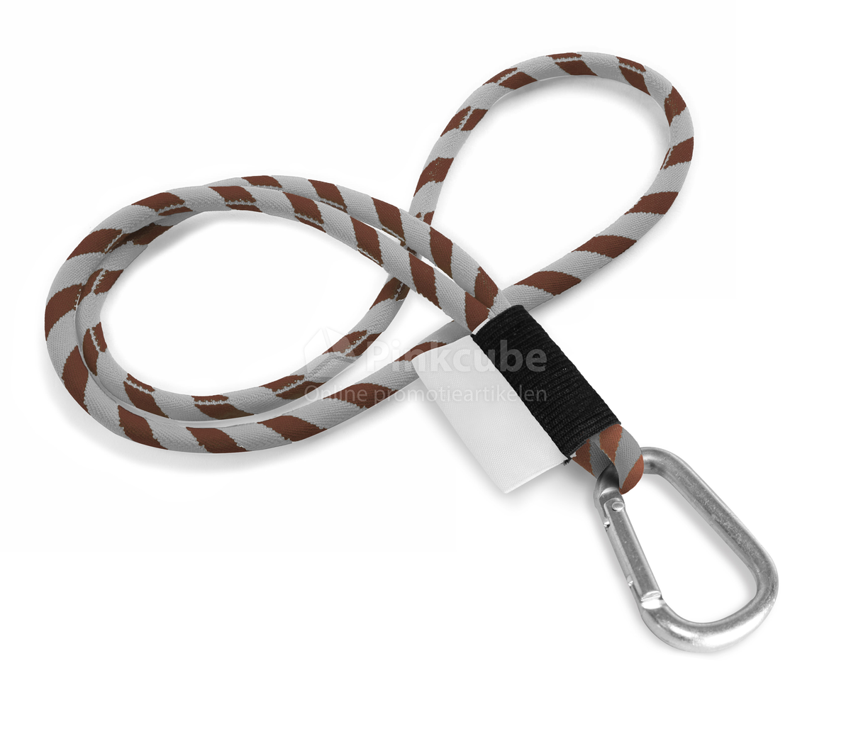 Tube keycord-Bruin