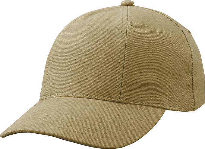 Turned 6 Panel Cap Laminated-Donker khaki