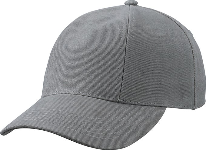 Turned 6 Panel Cap Laminated-Donkergrijs