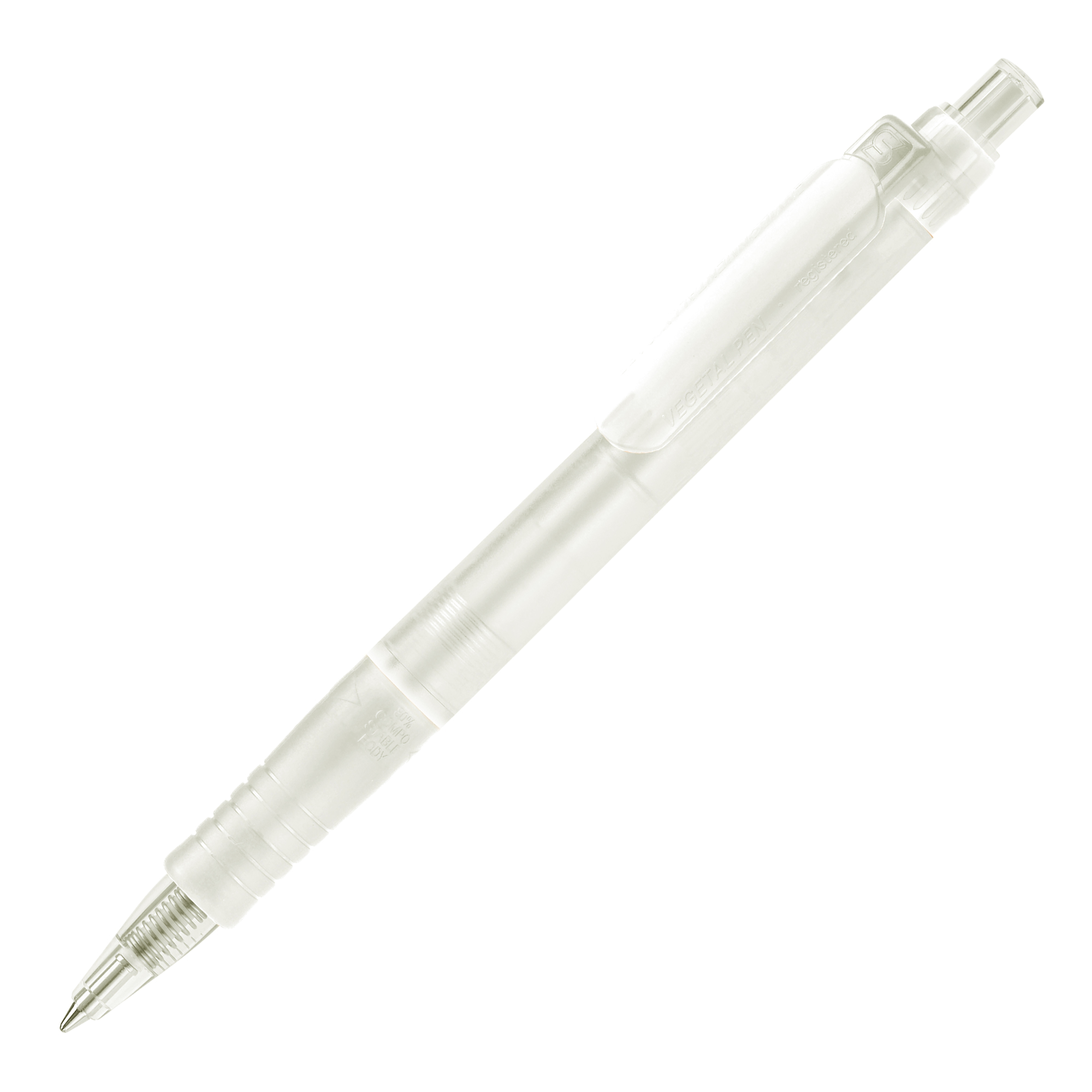 Balpen Vegetal Pen Clear-Frosted wit