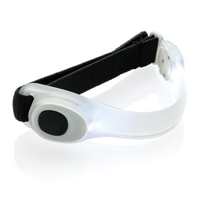 Veiligheids LED armband-Wit, zwart