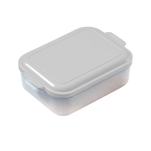 Broodtrommel Universal-1 kleur-Wit, #FFFFFF